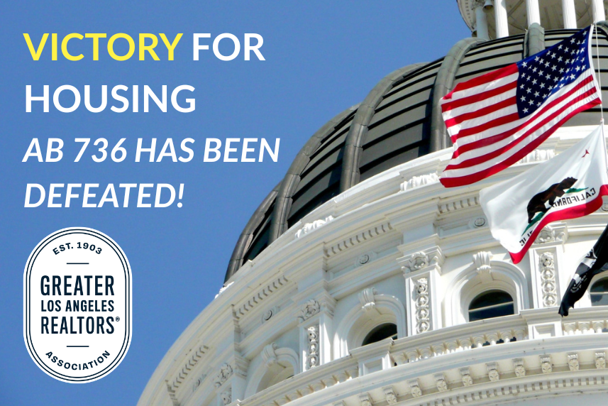 Greater Los Angeles REALTORS® Joins Effort in Mobilizing to Stop Costly Tax Proposal, Protecting California Homeownership