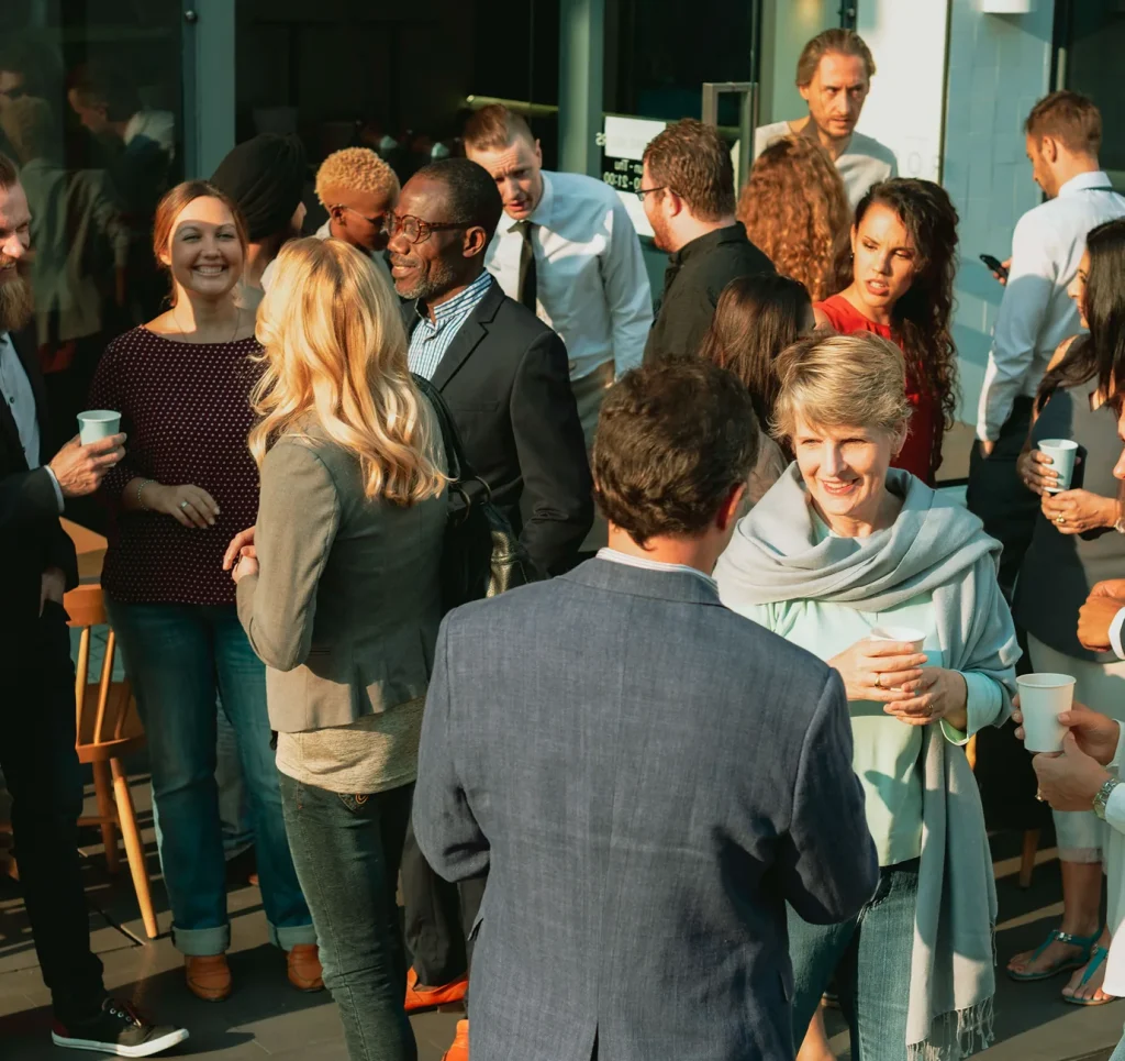 GLAR members networking at an event